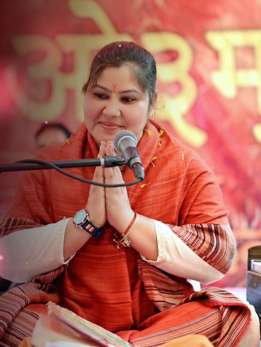 Arya Samaj — through her grandfather's hand